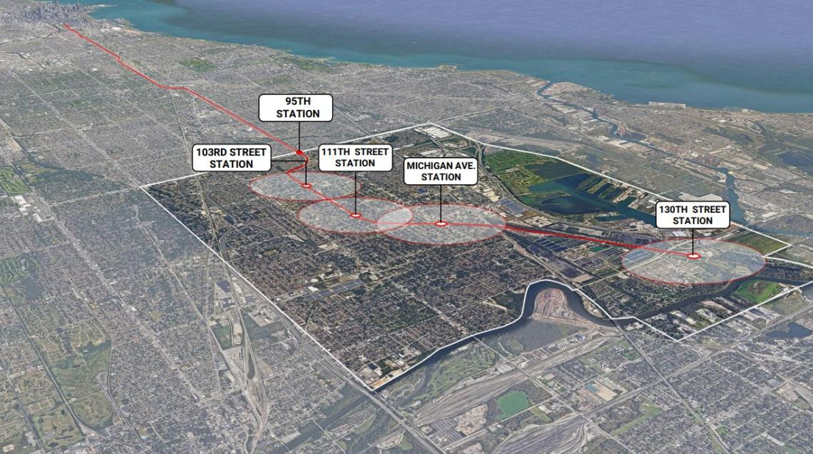 CTA celebrates Red Line Extension groundbreaking Urbanize Chicago